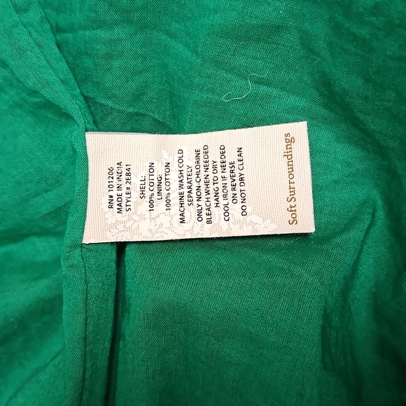 Soft Surroundings Tropical Maxi Dress Garden Girl - Picture 5 of 6